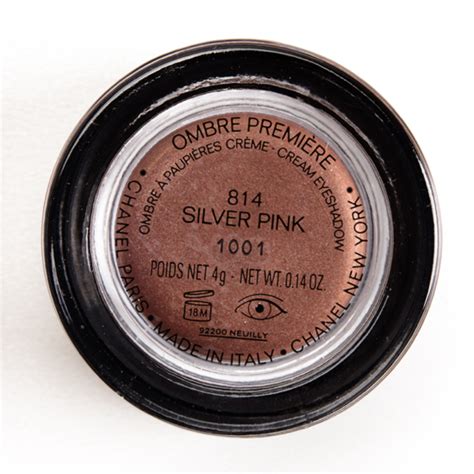 chanel silver pink eyeshadow swatch|Chanel Ombre Premiere Eyeshadow: Review & Swatches.